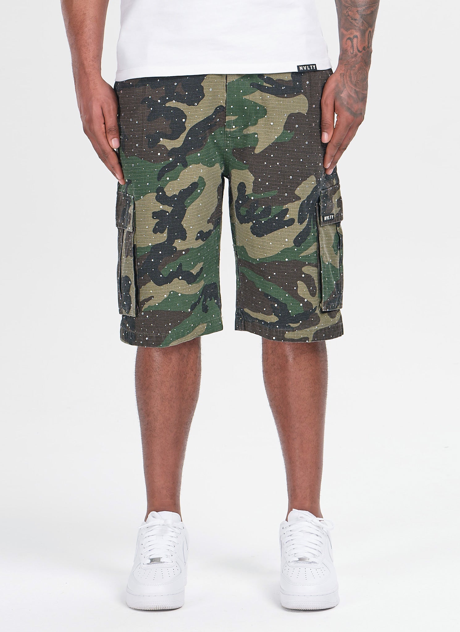 Vintage Flooded VVS Cargo Shorts - Camo