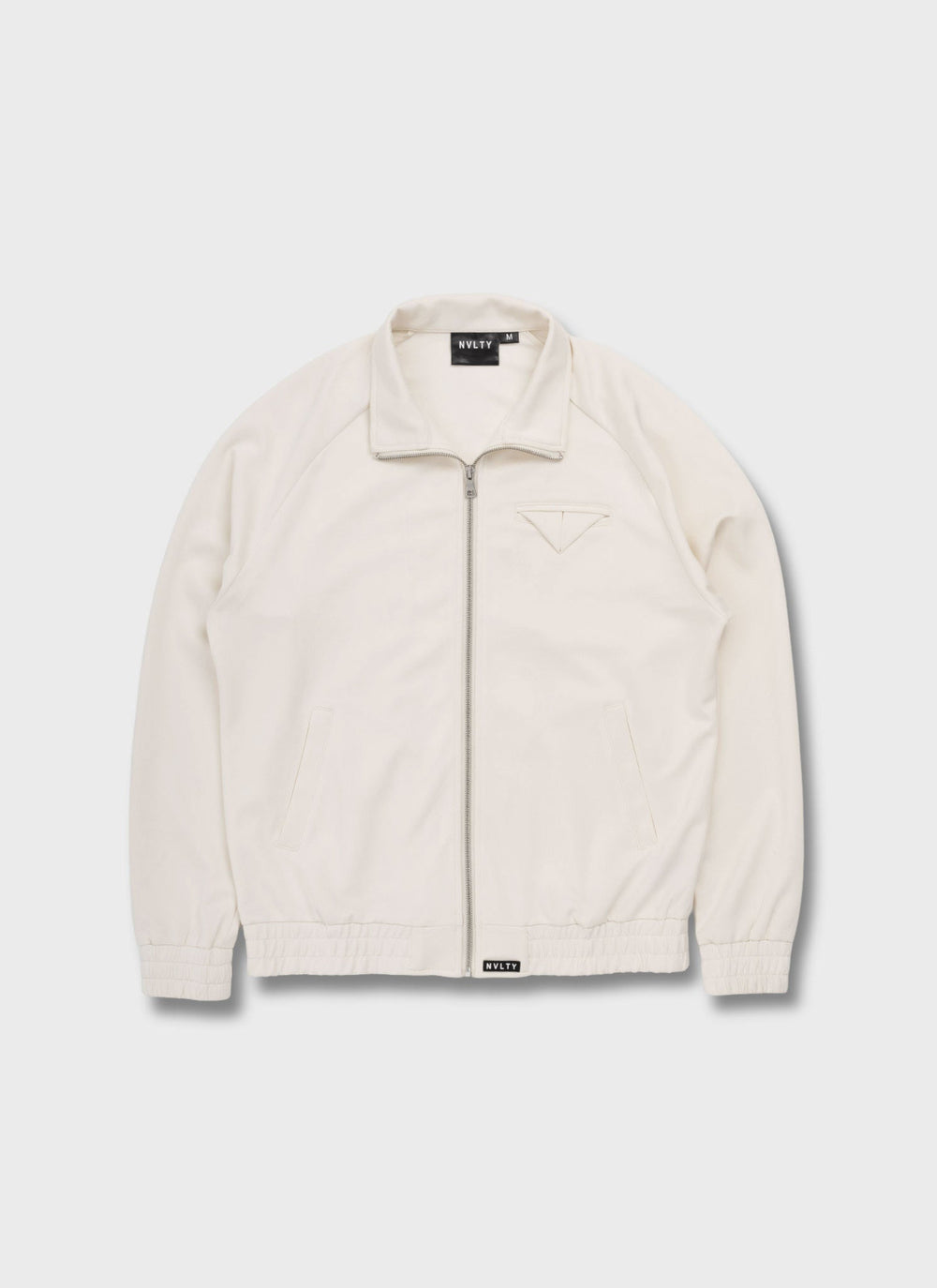Pocket Square Track Jacket - Ivory