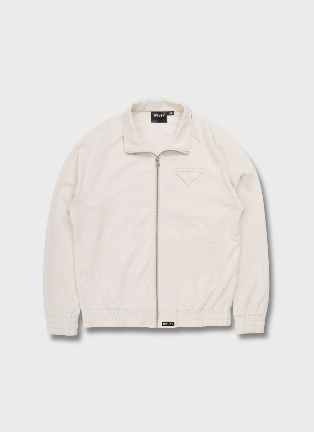 Pocket Square Track Jacket - Ivory