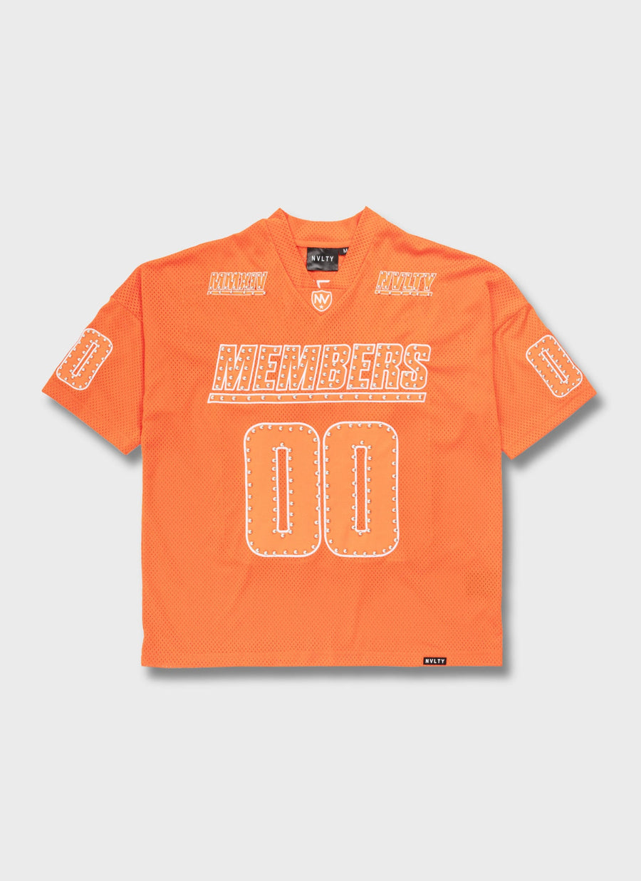 Members Studded Jersey - Orange