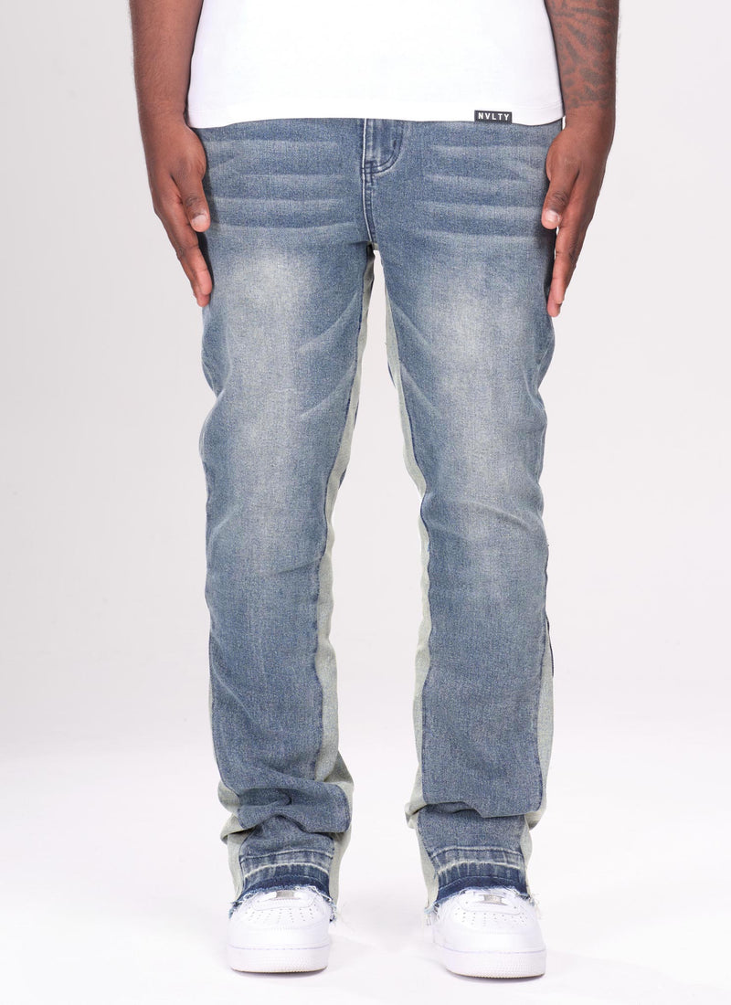 Vintage-Flare-Jeans – Blau 