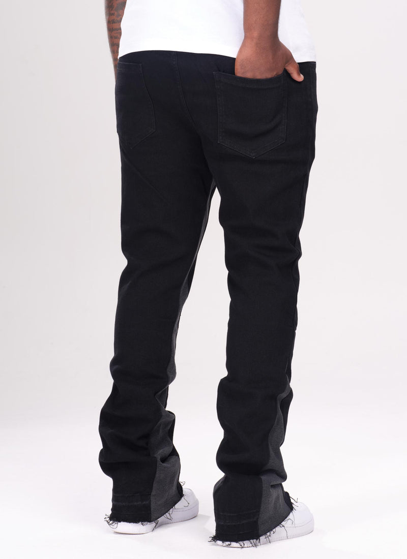 Vintage-Flare-Jeans – Schwarz