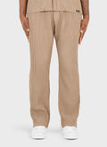 Pleated Trousers - Stone