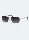 Frameless Tint Sunglasses - Gold