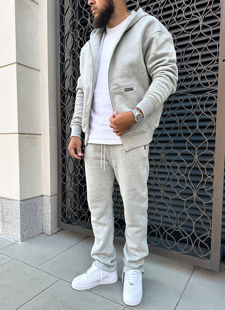 Schwere Essential-Jogginghose – Grau 