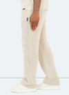 Crochet Knit Trousers - Stone