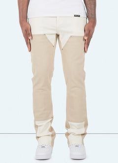 Vintage Flare Carpenter Jeans - Stone