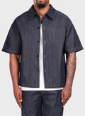 Structured Selvedge Denim Shirt - Indigo