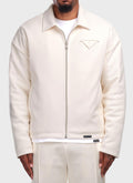 Twill Pocket Square Jacket - Ivory