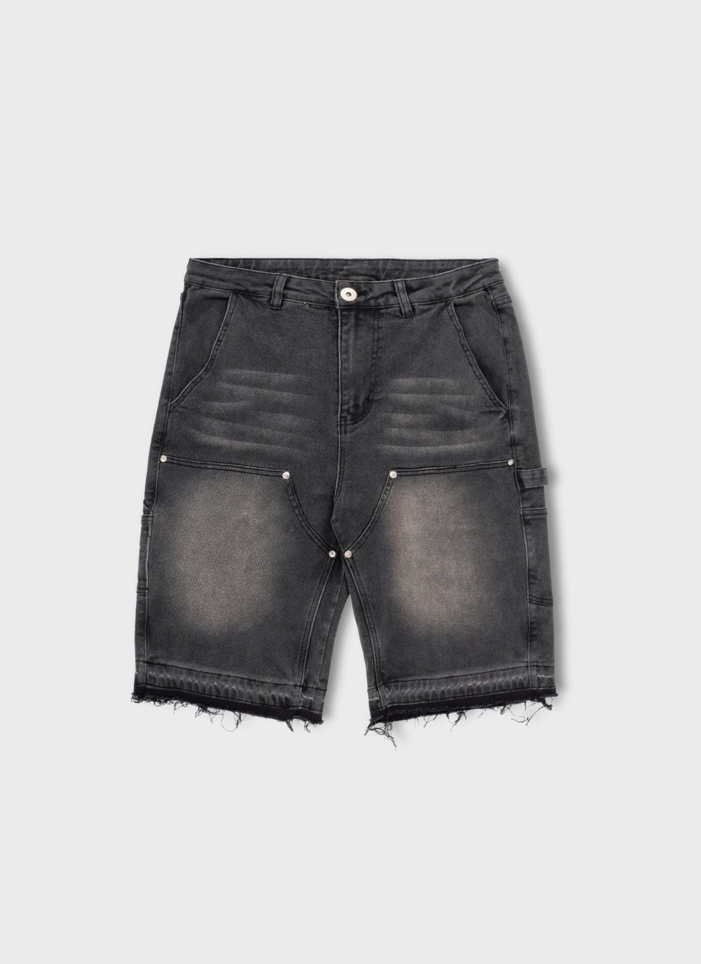 Vintage Carpenter Denim Shorts - Black