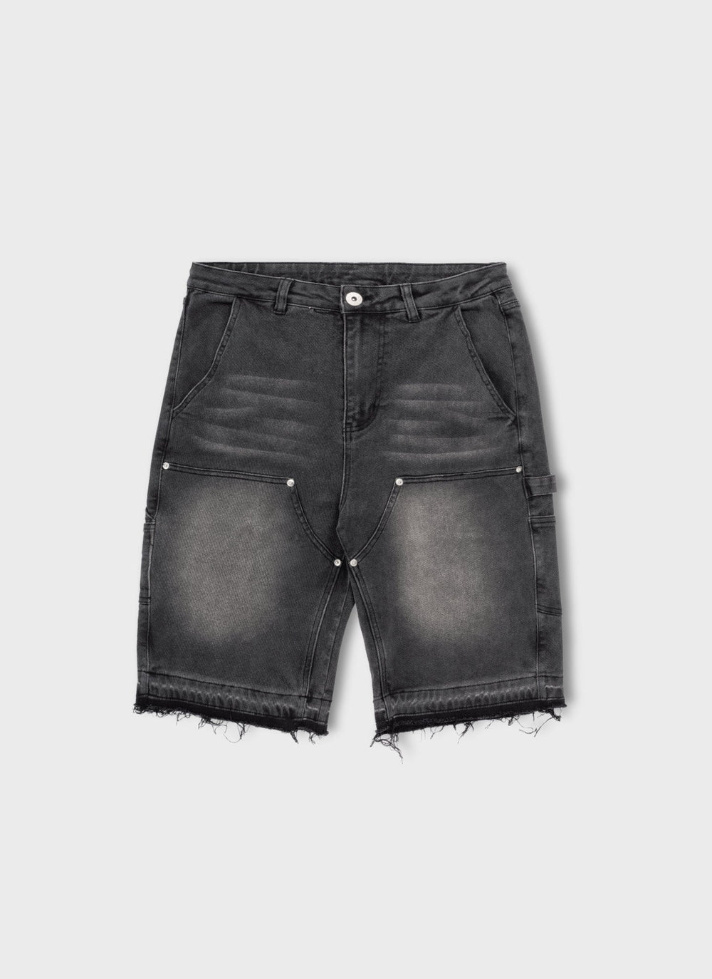 Vintage Carpenter Denim Shorts - Black