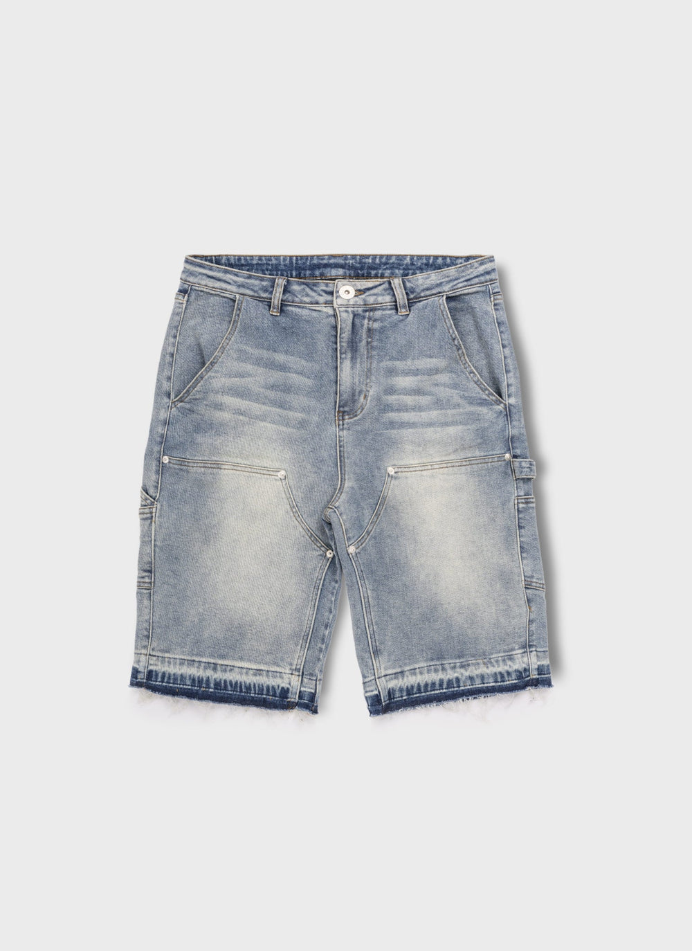 Vintage Carpenter Denim Shorts - Blue