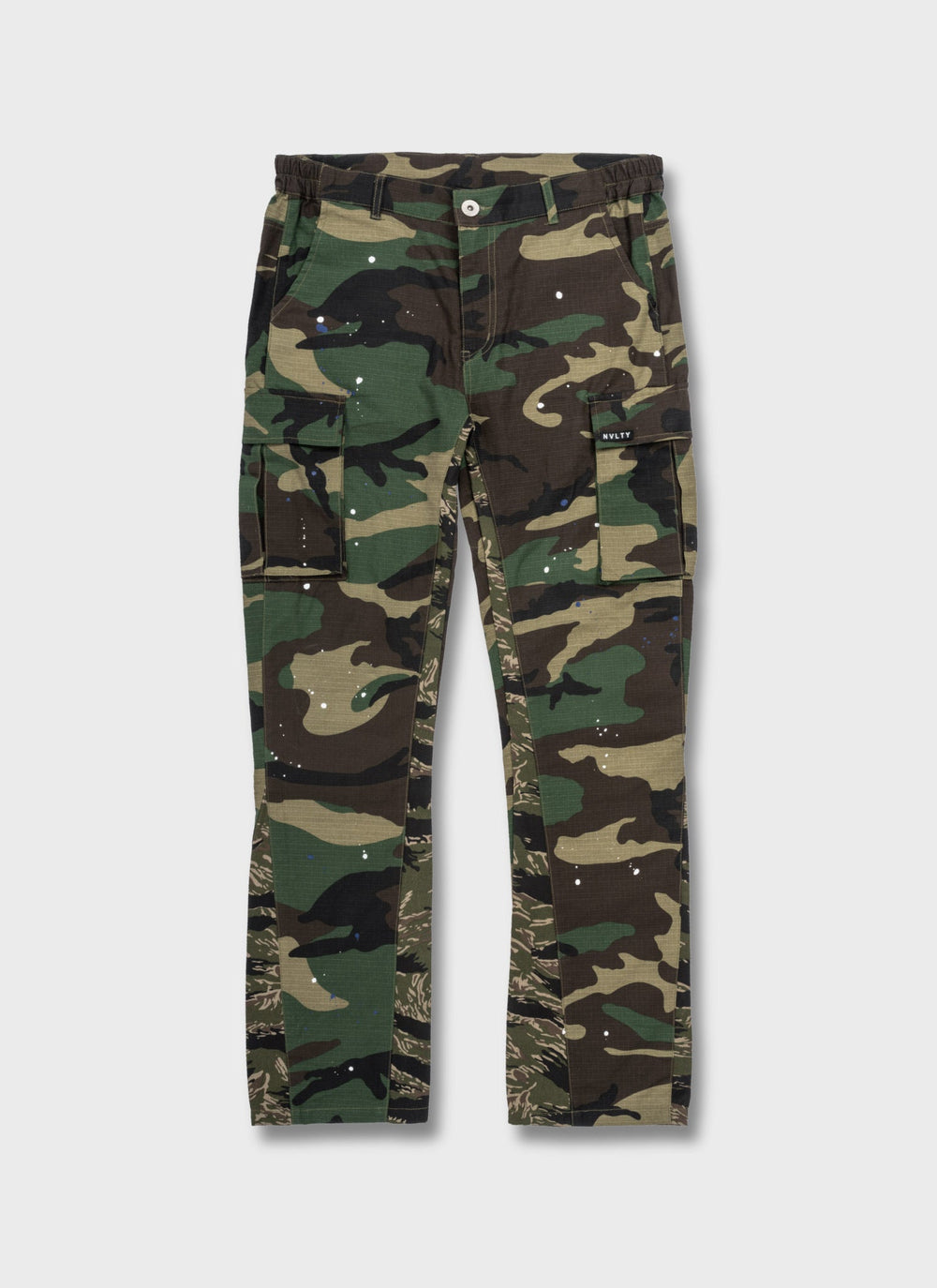 Vintage Flare Cargos – Tarnfarbe