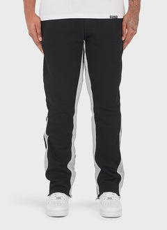Pantalon de jogging évasé vintage - Noir