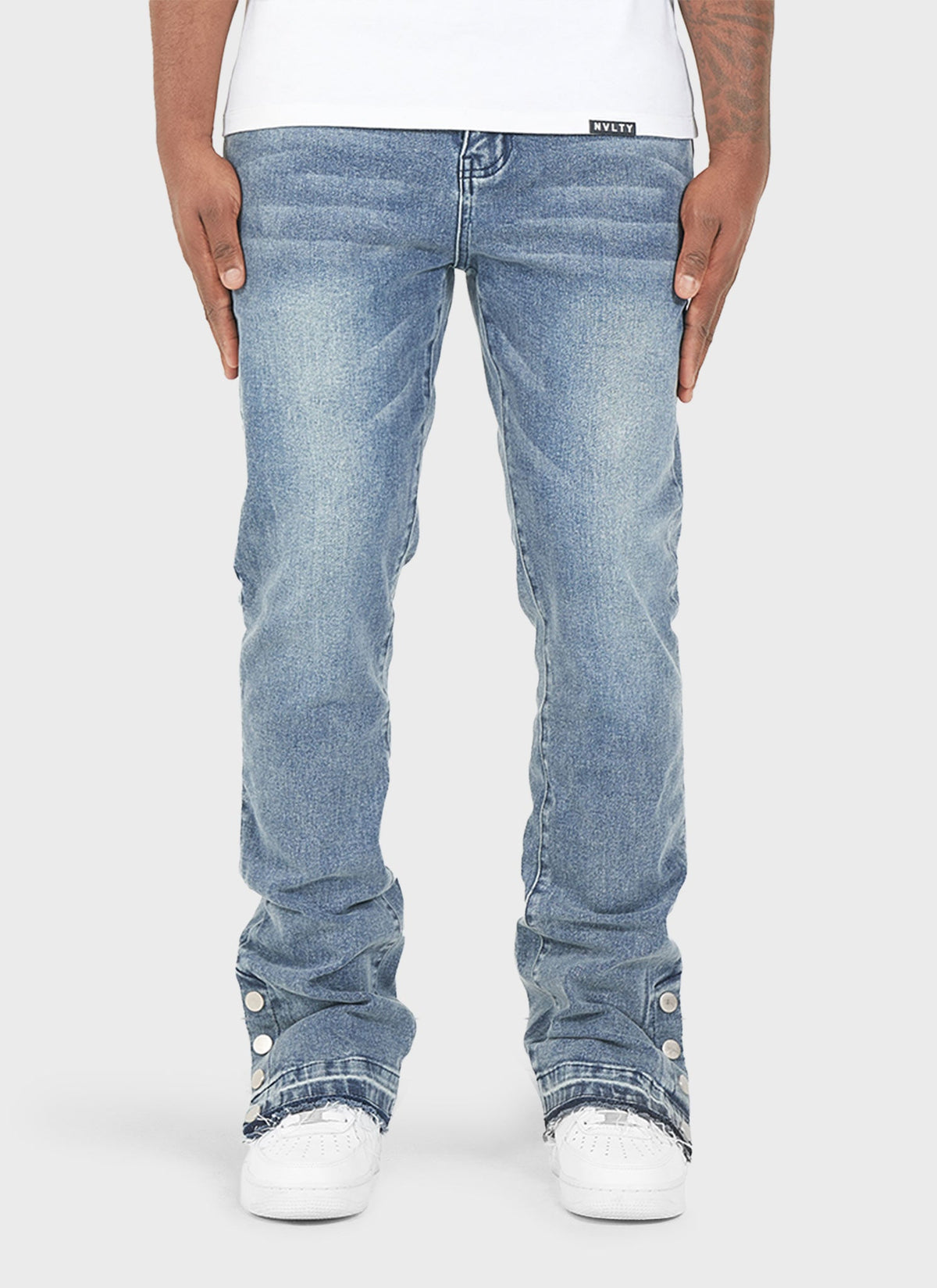 Jean évasé vintage Snapper - Bleu 