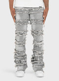 Vintage Flare Thread Jeans - Grey