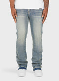 Vintage Flare Washed Jeans - Blue