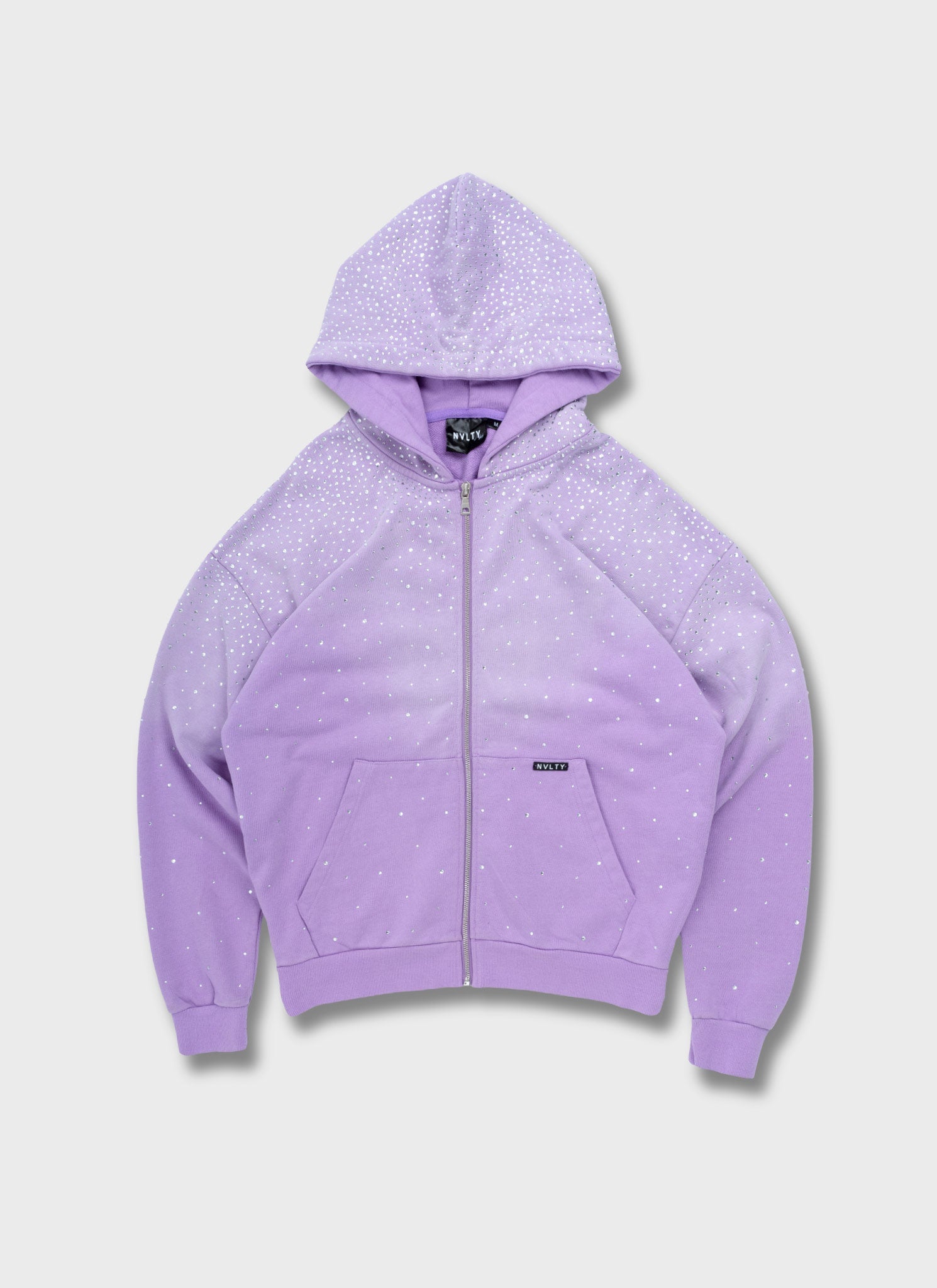 Vintage Flooded VVS Zip Hoodie - Purple