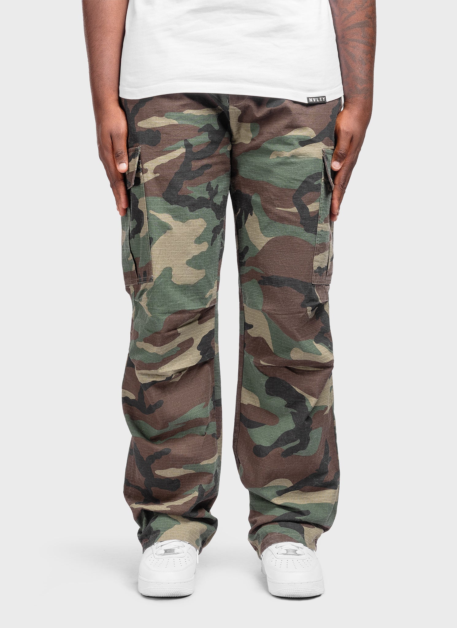 Vintage Luxe Cargos - Camo