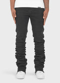 Vintage Stacked Jeans - Black
