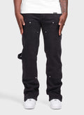 Vintage Carpenter Rivet Jeans - Black