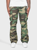 Vintage Flare Studded Cargos - Camo