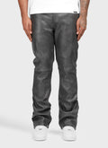 Vintage Heavyweight Leather Pants - Black