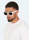 Logo Sunglasses - White