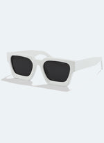 Logo Sunglasses - White