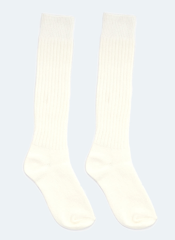 Stacked Socks - Vintage White