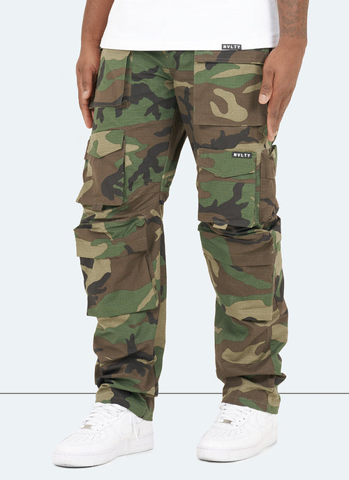 Vintage 8 Pocket Cargos – Camo