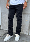 Vintage Stacked Jeans - Black