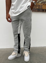 Vintage Flare Paint Joggers - Grey