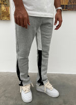 Vintage Flare Paint Joggers - Grey