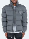 Signature Puffer Jacket - Charcoal Grey