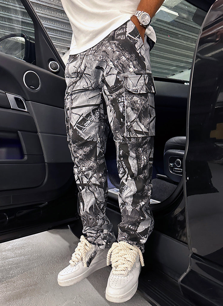 Vintage Cargos - Black Tree Camo