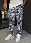 Cargos Vintage - Camouflage Arbre Noir