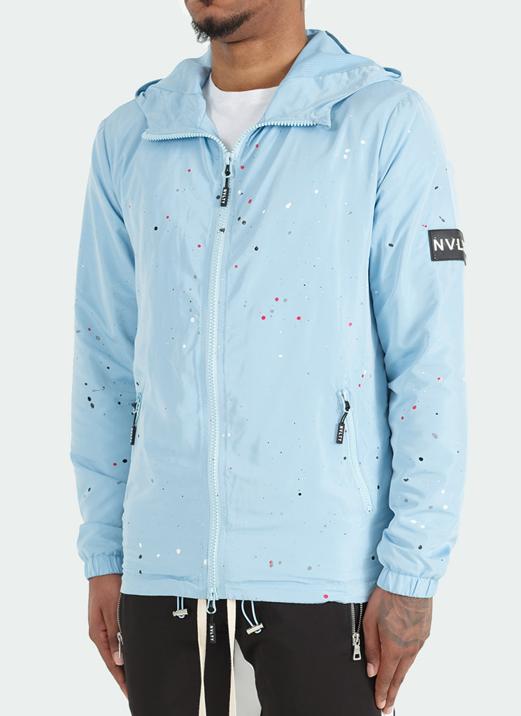 Paint Windjacke – Babyblau