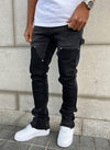 Vintage Flare Carpenter Jeans - Black