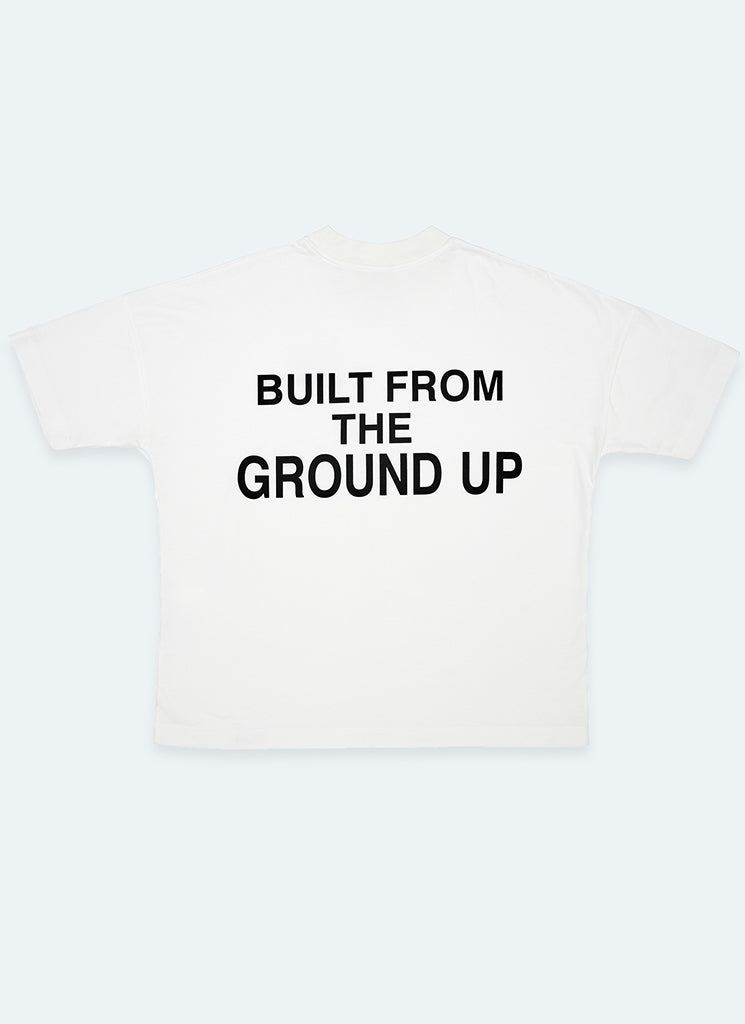 T-shirt construit à partir de zéro - Blanc