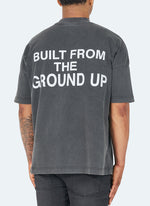 Built From The Ground Up T-Shirt - Washed Black