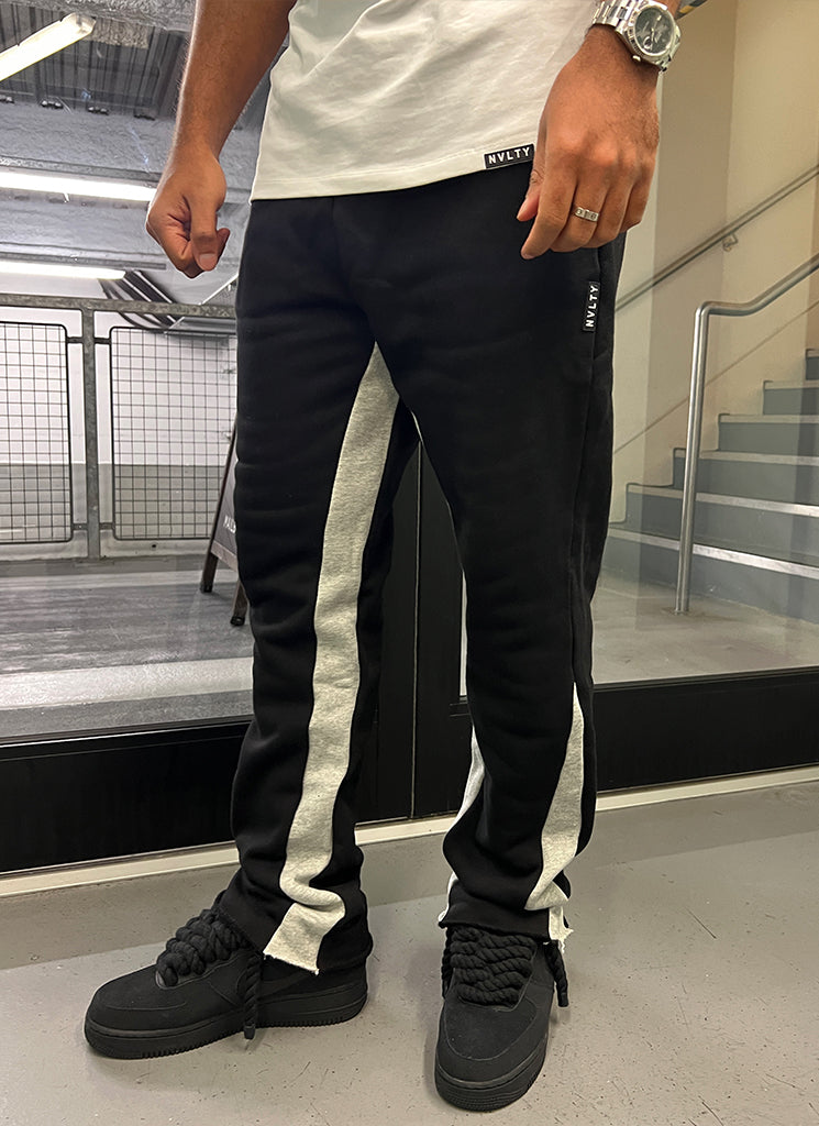 Pantalon de jogging évasé vintage - Noir