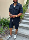 Vintage Cargo Shorts - Black