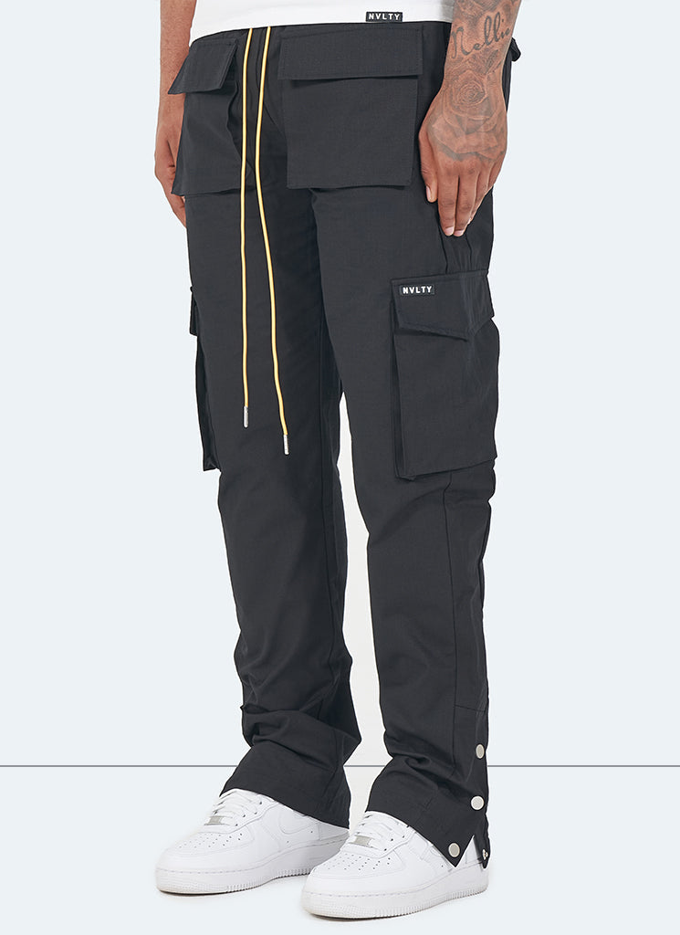 Pantalon Cargo Vintage Snapper - Noir