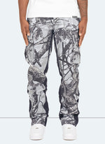 Vintage Flare Cargos - Black Tree Camo