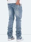 Vintage-Stacked-Jeans – Blau 