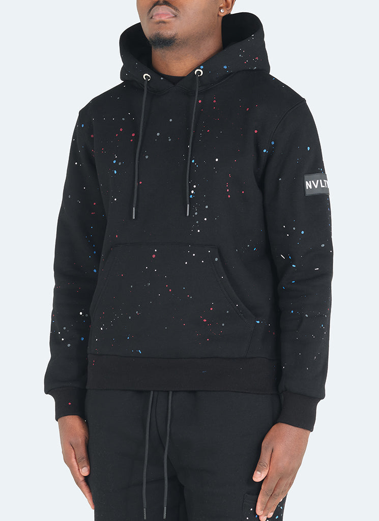 Paint Hoodie - Schwarz