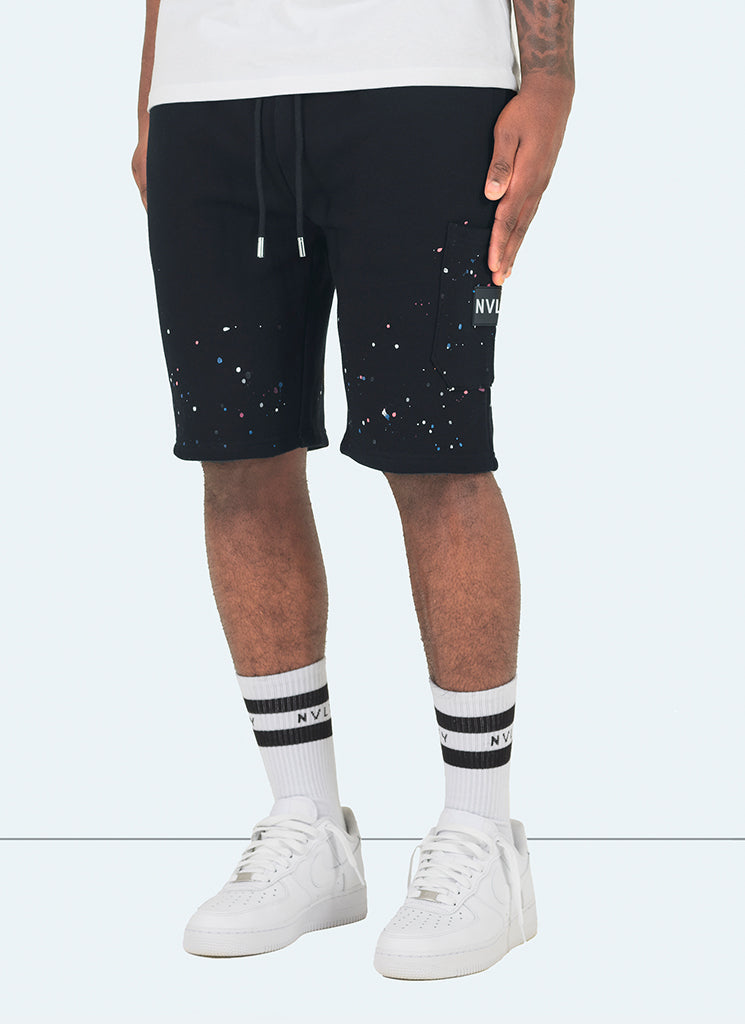 Lackshorts - Schwarz