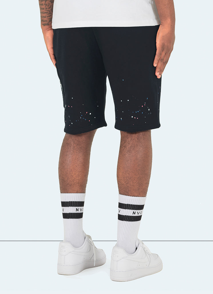 Lackshorts - Schwarz