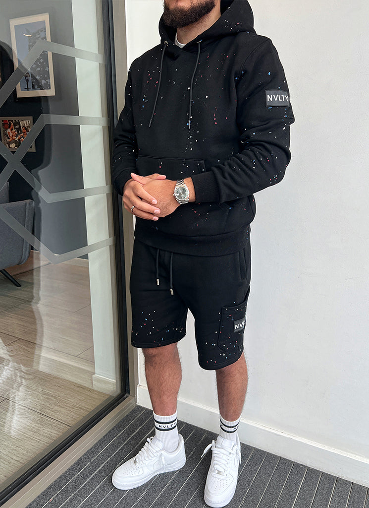 Lackshorts - Schwarz